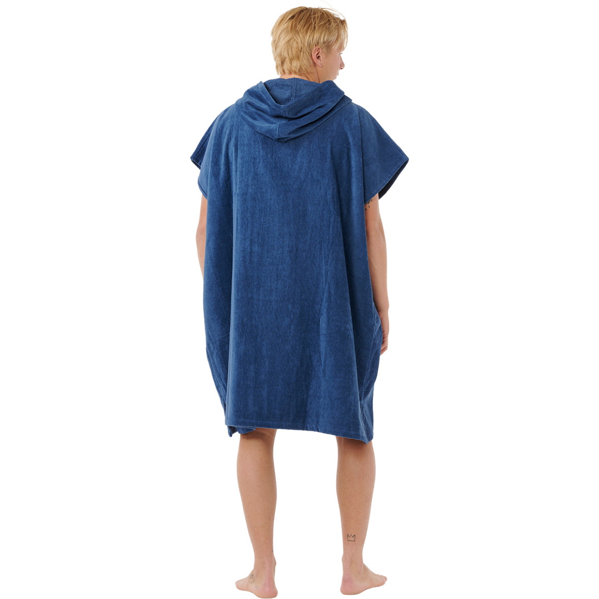 2026 Rip Curl Hombres Toalla Con Capucha Y Logotipo 00GMTO - Navy
